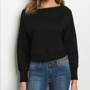 Cropped sweatshirt
